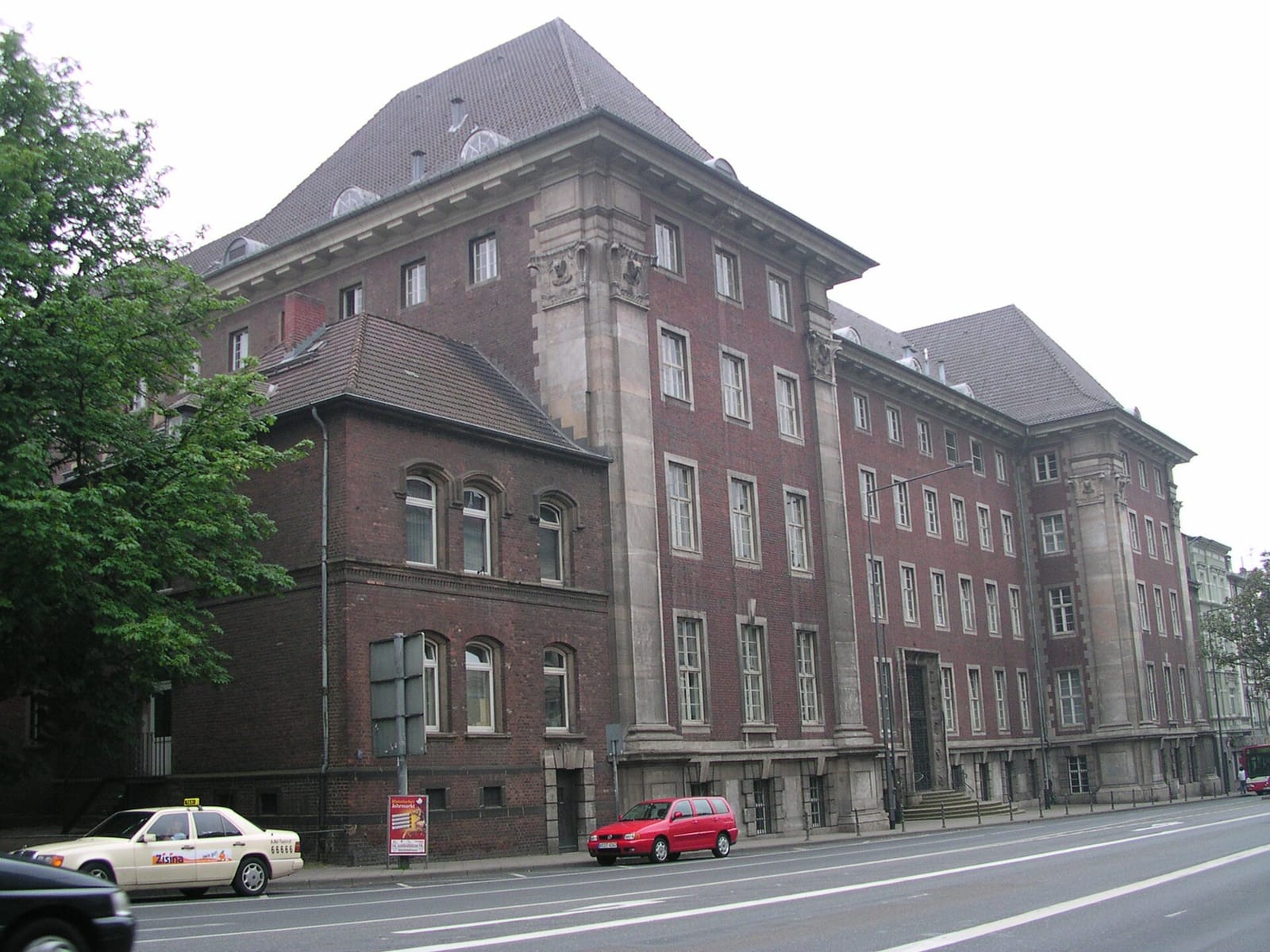 Building of the Aachen Regional Court (Landgericht Aachen) in Germany