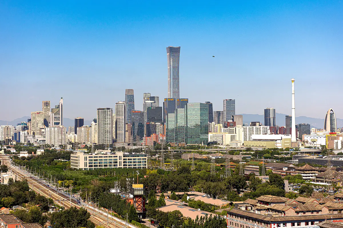 Skyline of Beijing's central business district