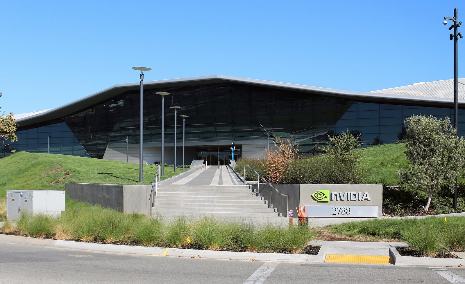 NVIDIA headquarters building in Santa Clara, California
